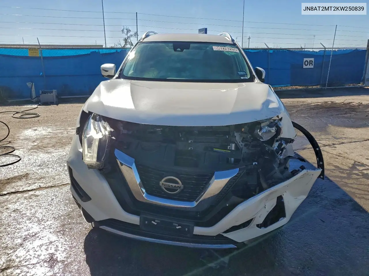 JN8AT2MT2KW250839 2019 Nissan Rogue S