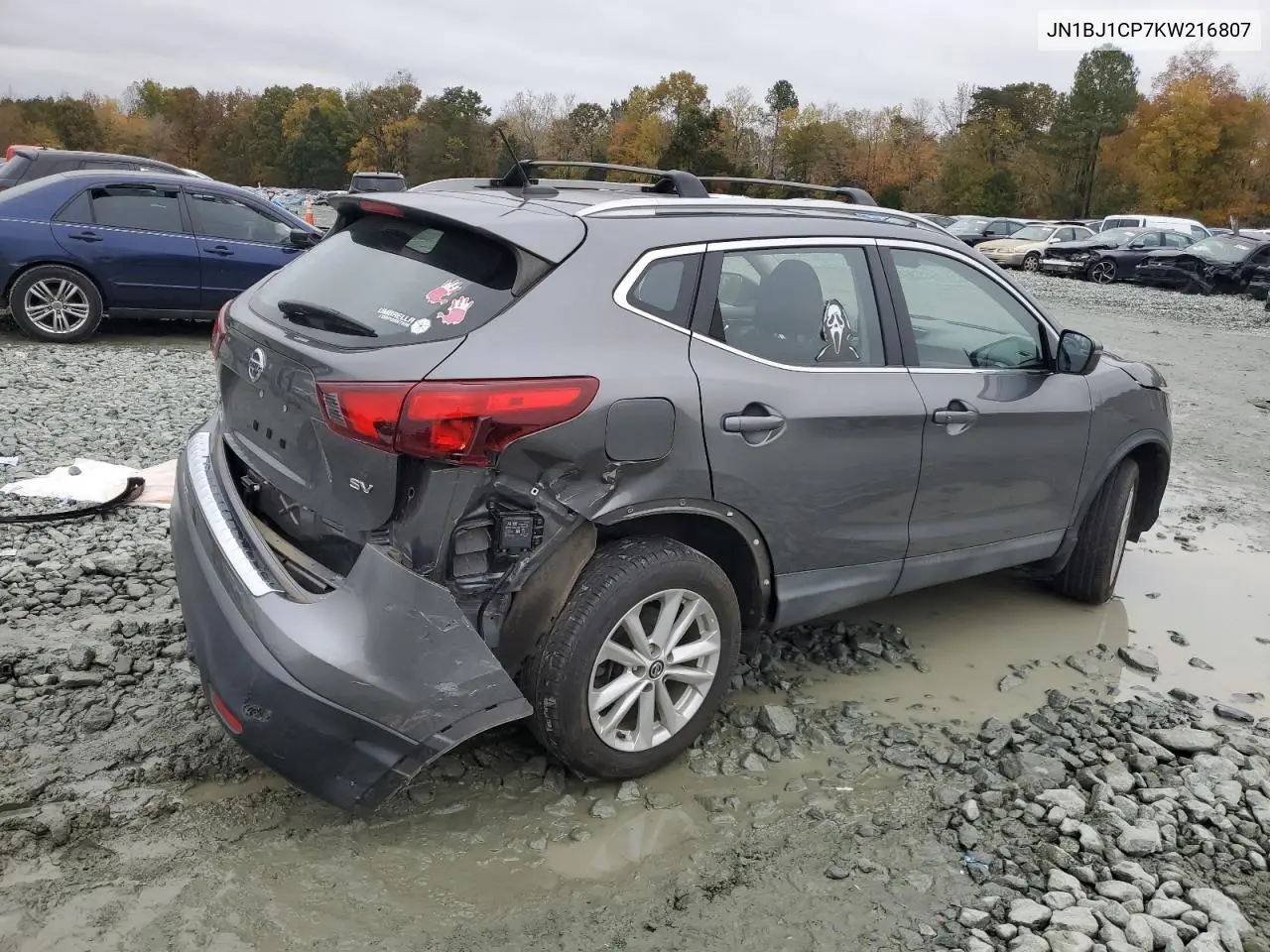 JN1BJ1CP7KW216807 2019 Nissan Rogue Sport S