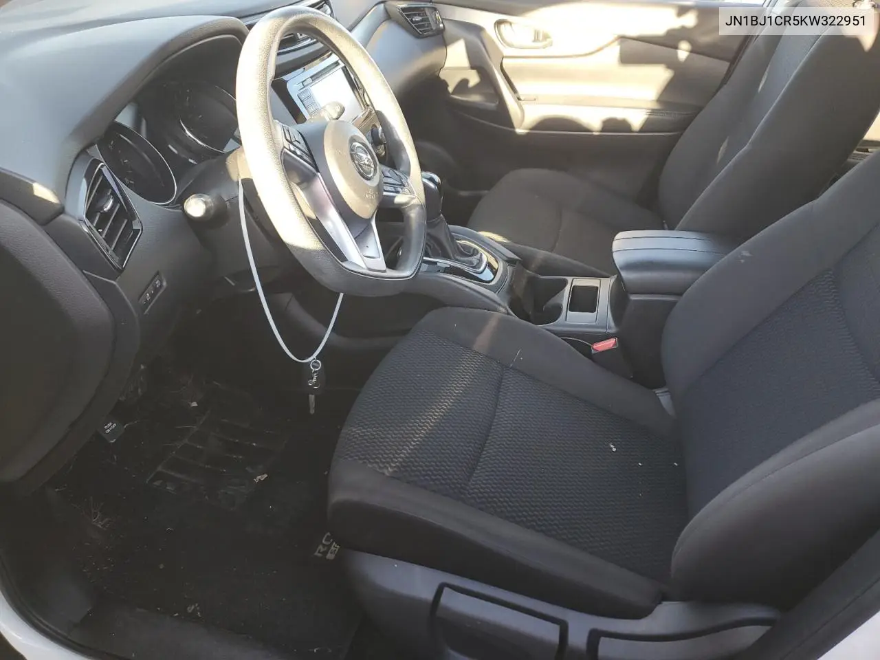 JN1BJ1CR5KW322951 2019 Nissan Rogue Sport S