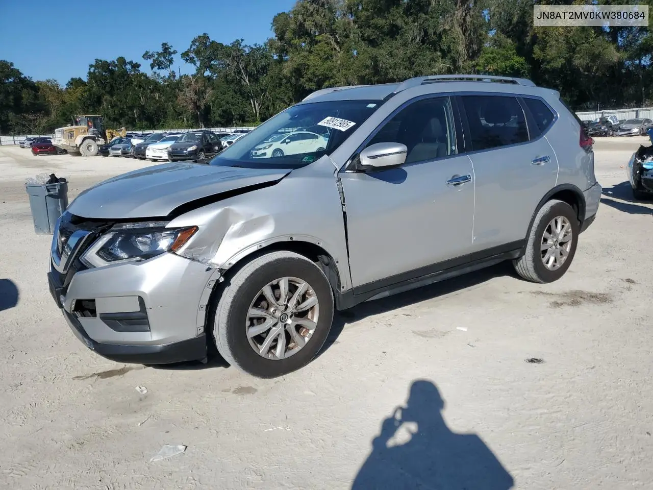 JN8AT2MV0KW380684 2019 Nissan Rogue S