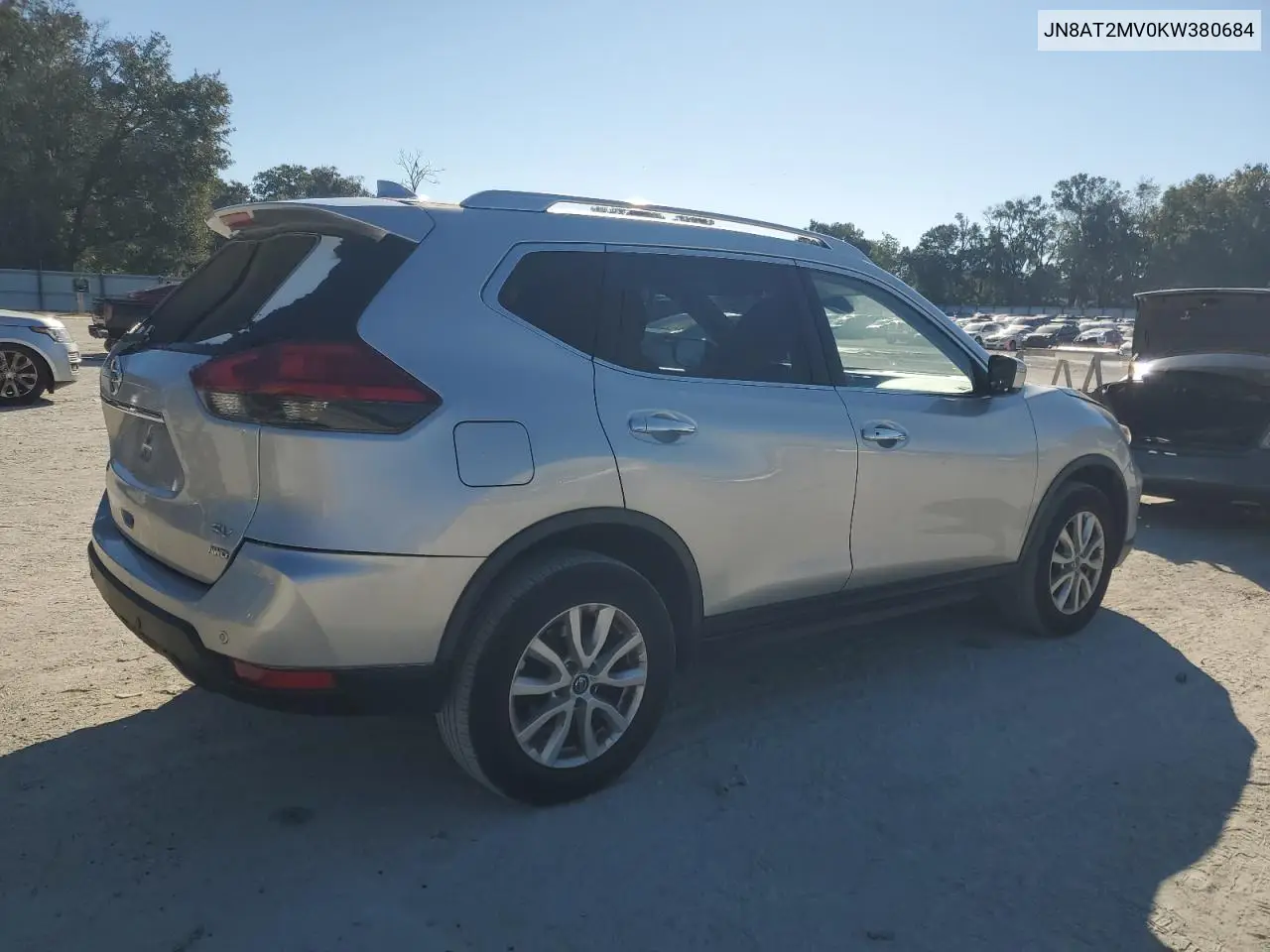 JN8AT2MV0KW380684 2019 Nissan Rogue S