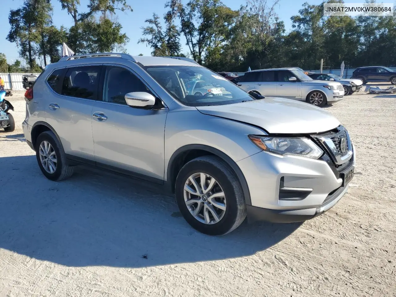 JN8AT2MV0KW380684 2019 Nissan Rogue S