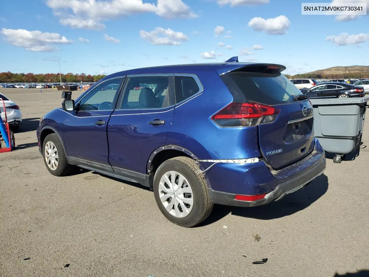 5N1AT2MV0KC730341 2019 Nissan Rogue S