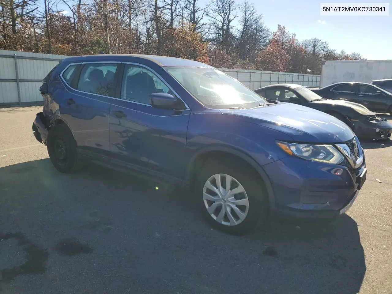 5N1AT2MV0KC730341 2019 Nissan Rogue S