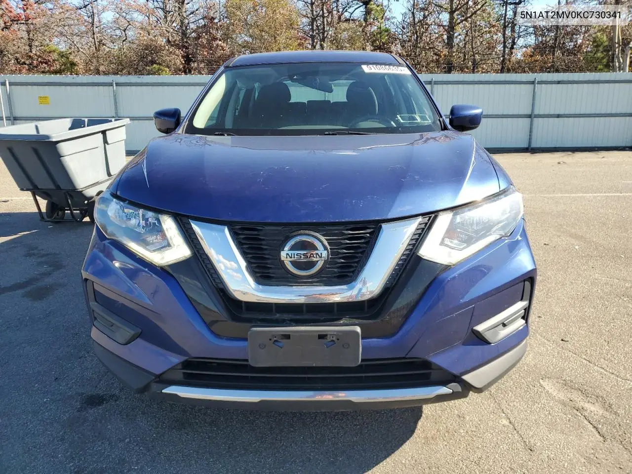 5N1AT2MV0KC730341 2019 Nissan Rogue S