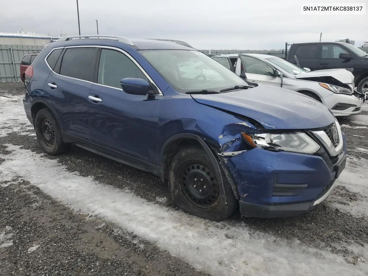 5N1AT2MT6KC838137 2019 Nissan Rogue S