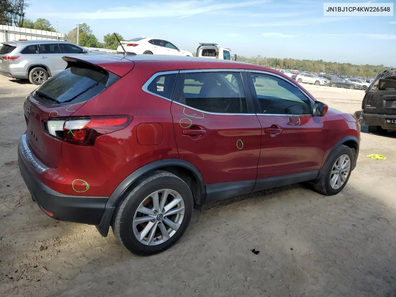 JN1BJ1CP4KW226548 2019 Nissan Rogue Sport S
