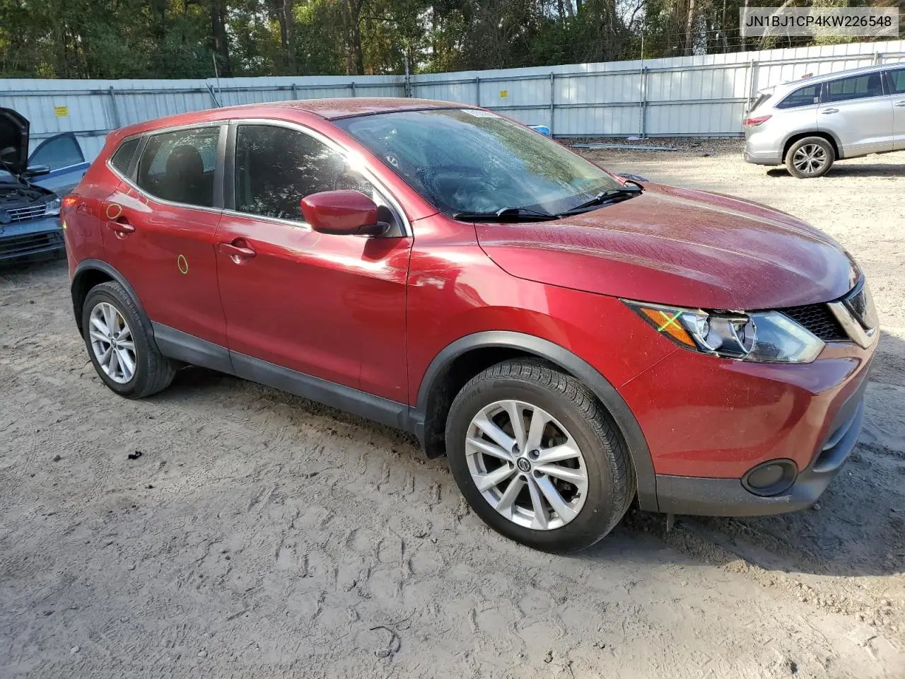 JN1BJ1CP4KW226548 2019 Nissan Rogue Sport S