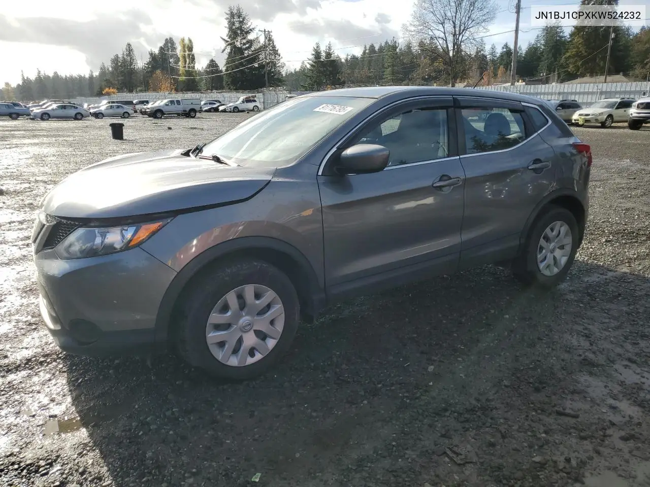 JN1BJ1CPXKW524232 2019 Nissan Rogue Sport S
