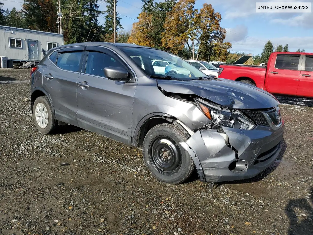 JN1BJ1CPXKW524232 2019 Nissan Rogue Sport S