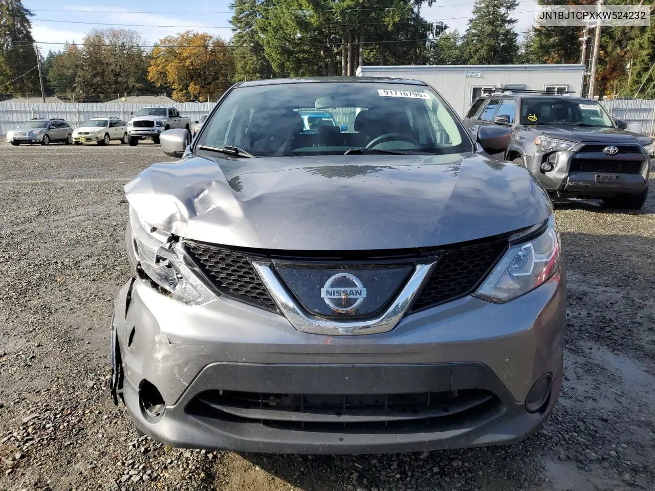 JN1BJ1CPXKW524232 2019 Nissan Rogue Sport S
