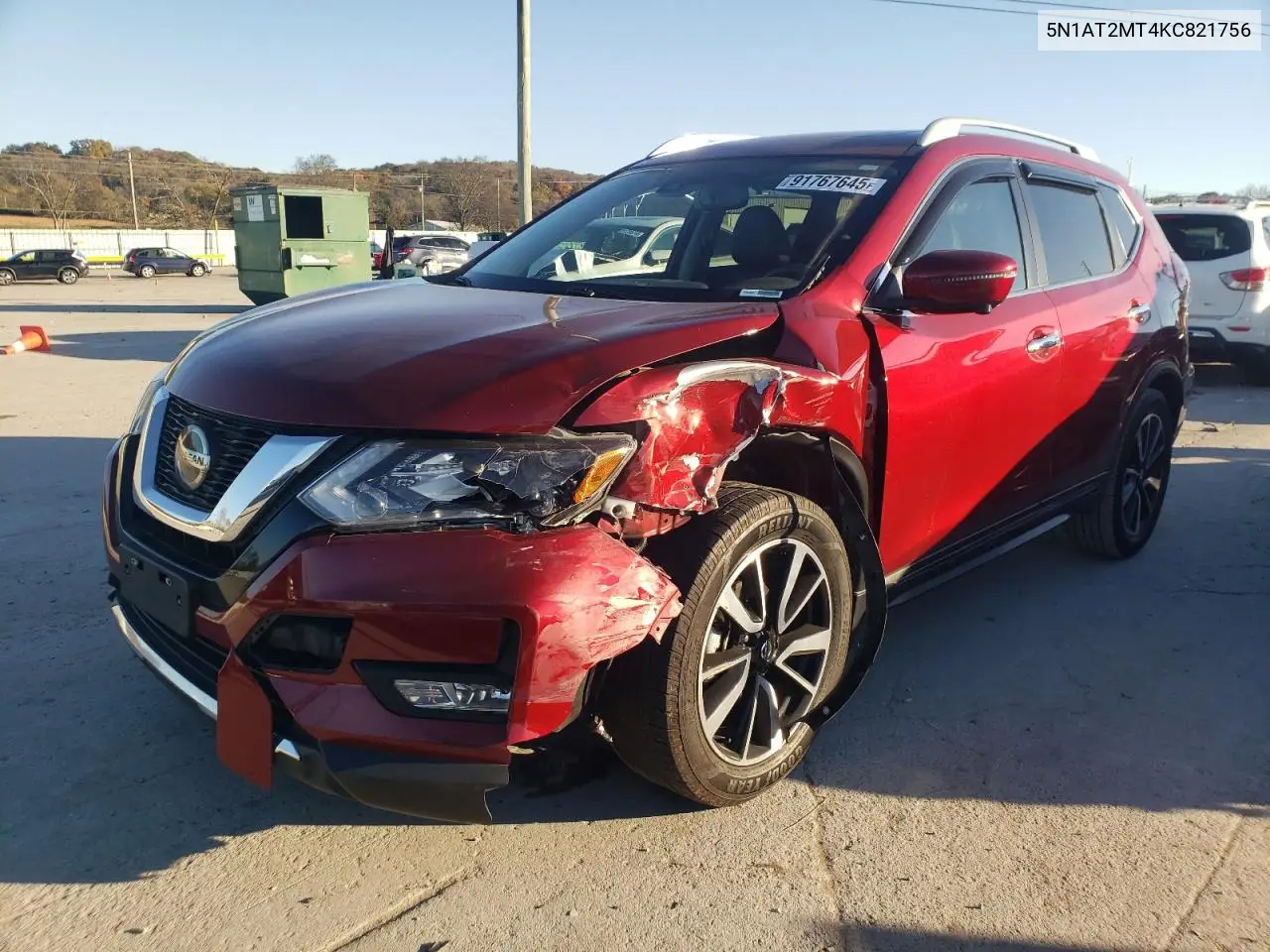 5N1AT2MT4KC821756 2019 Nissan Rogue S