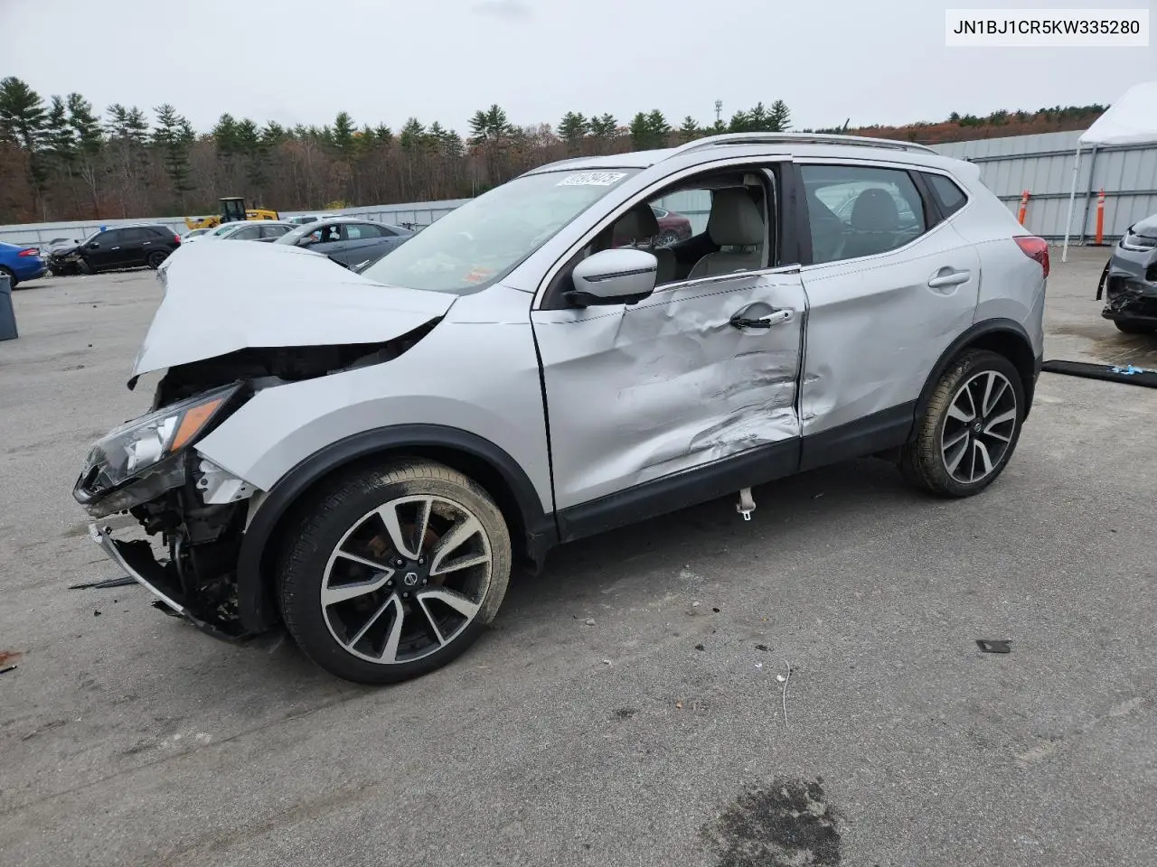 JN1BJ1CR5KW335280 2019 Nissan Rogue Sport S