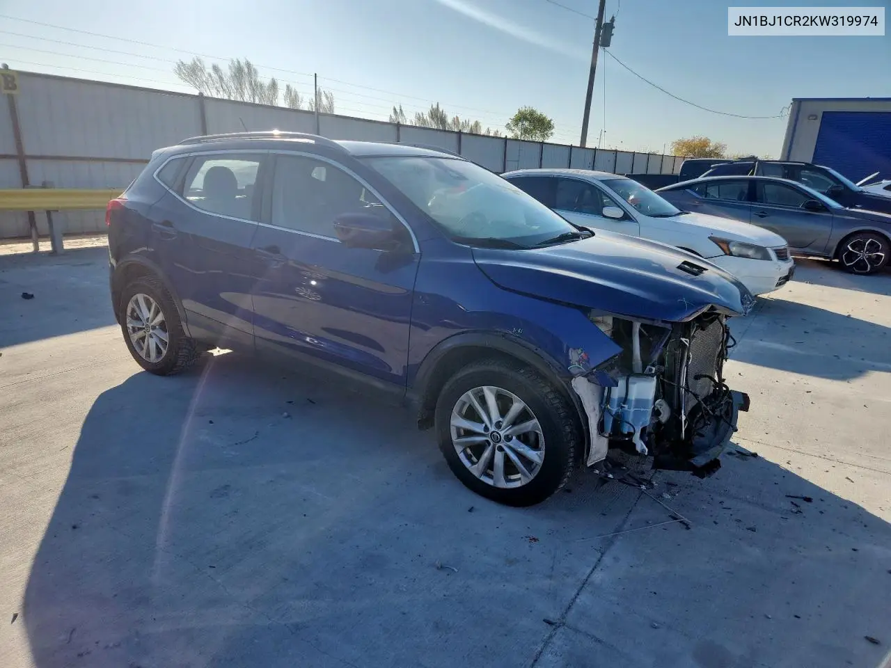 JN1BJ1CR2KW319974 2019 Nissan Rogue Sport S