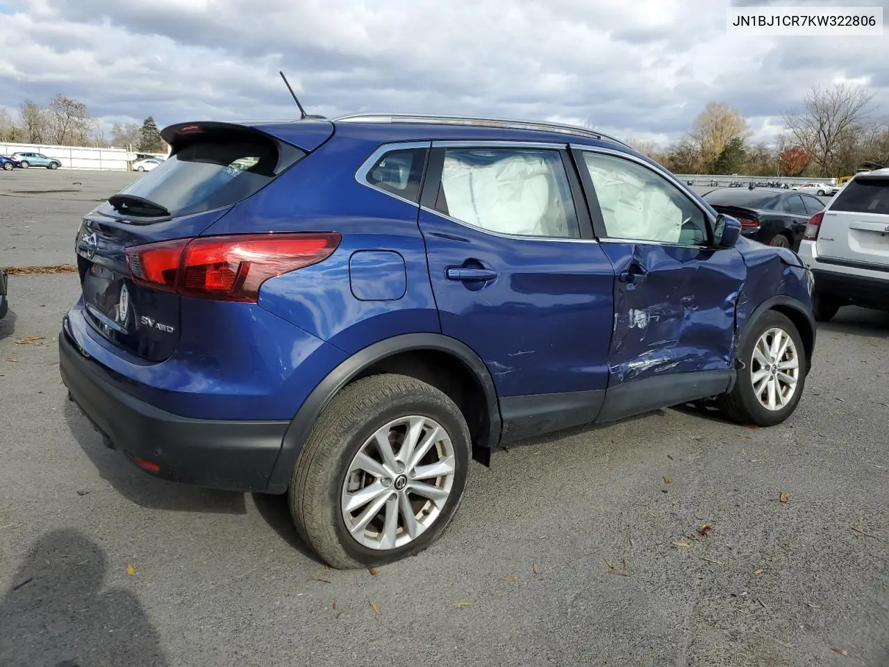 JN1BJ1CR7KW322806 2019 Nissan Rogue Sport S
