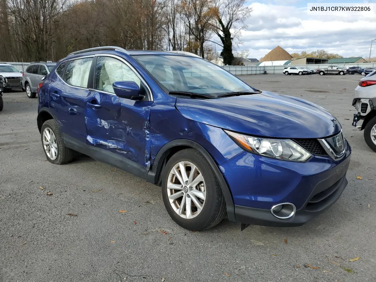 JN1BJ1CR7KW322806 2019 Nissan Rogue Sport S