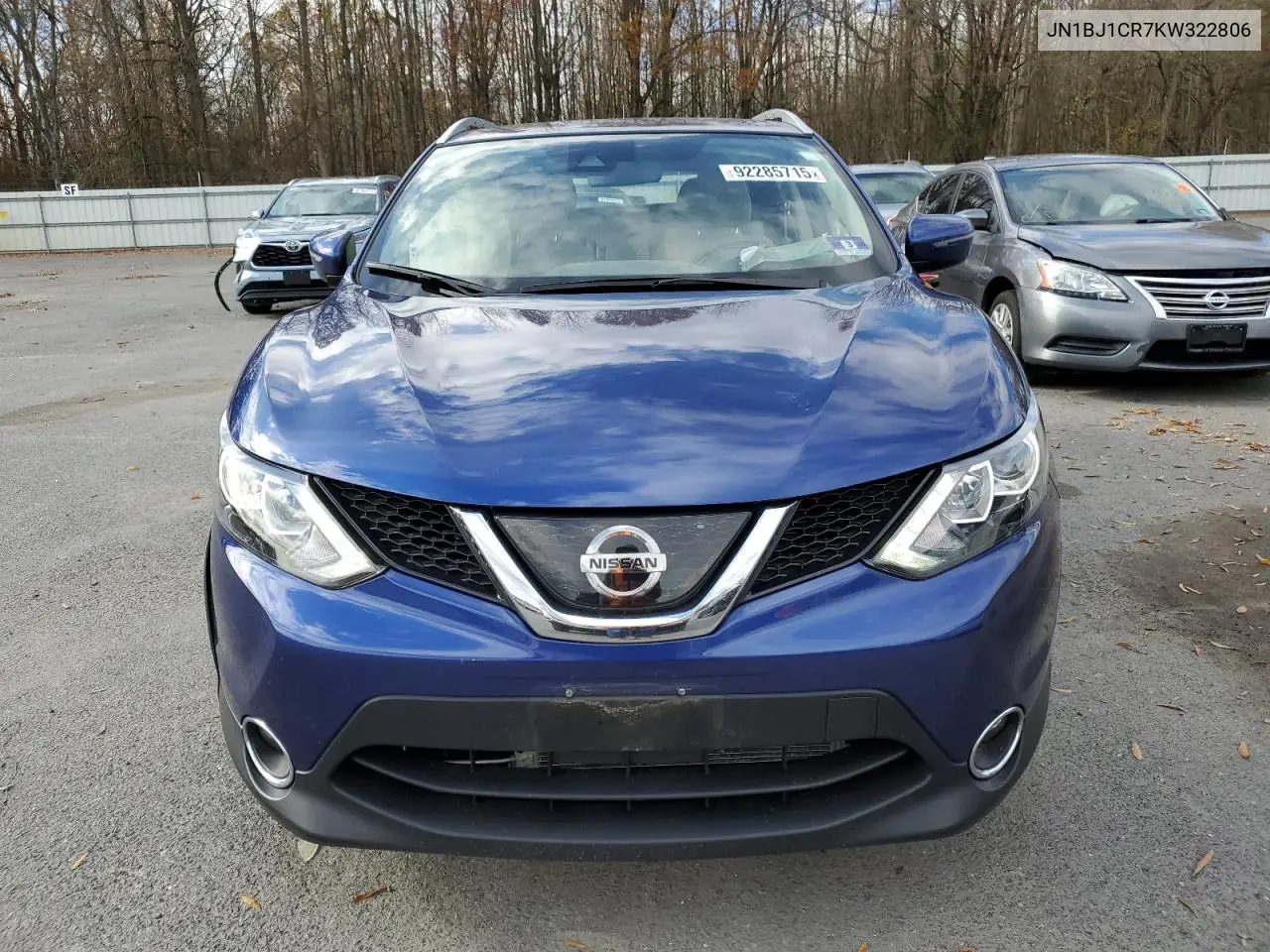 JN1BJ1CR7KW322806 2019 Nissan Rogue Sport S