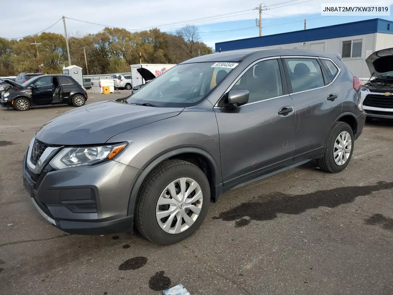 JN8AT2MV7KW371819 2019 Nissan Rogue S