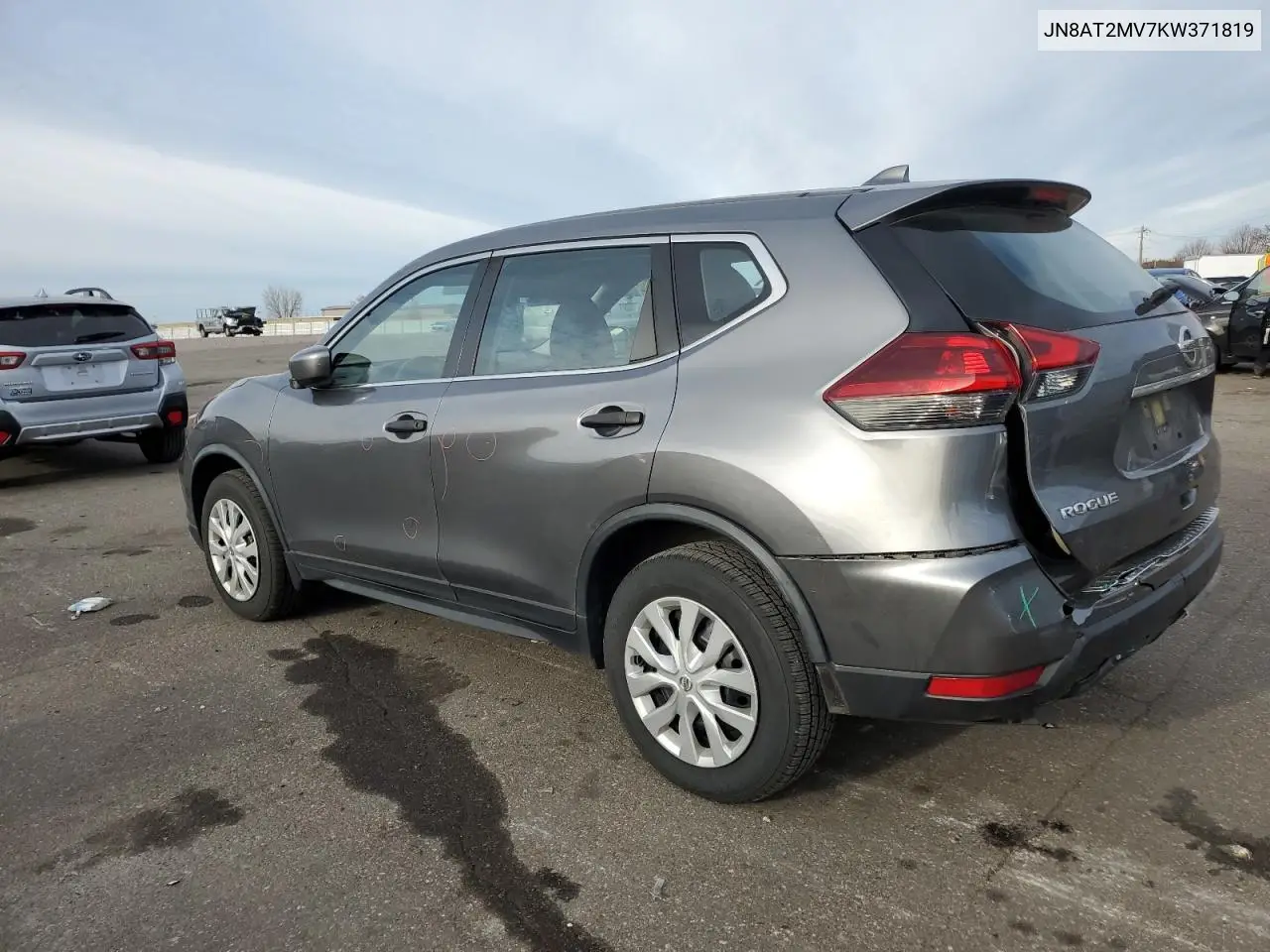 JN8AT2MV7KW371819 2019 Nissan Rogue S