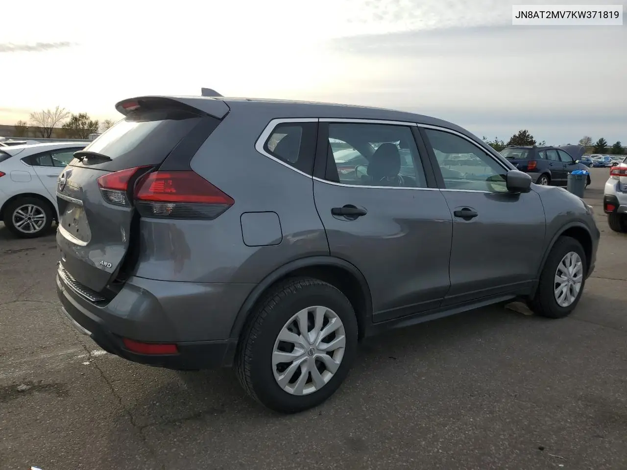 JN8AT2MV7KW371819 2019 Nissan Rogue S