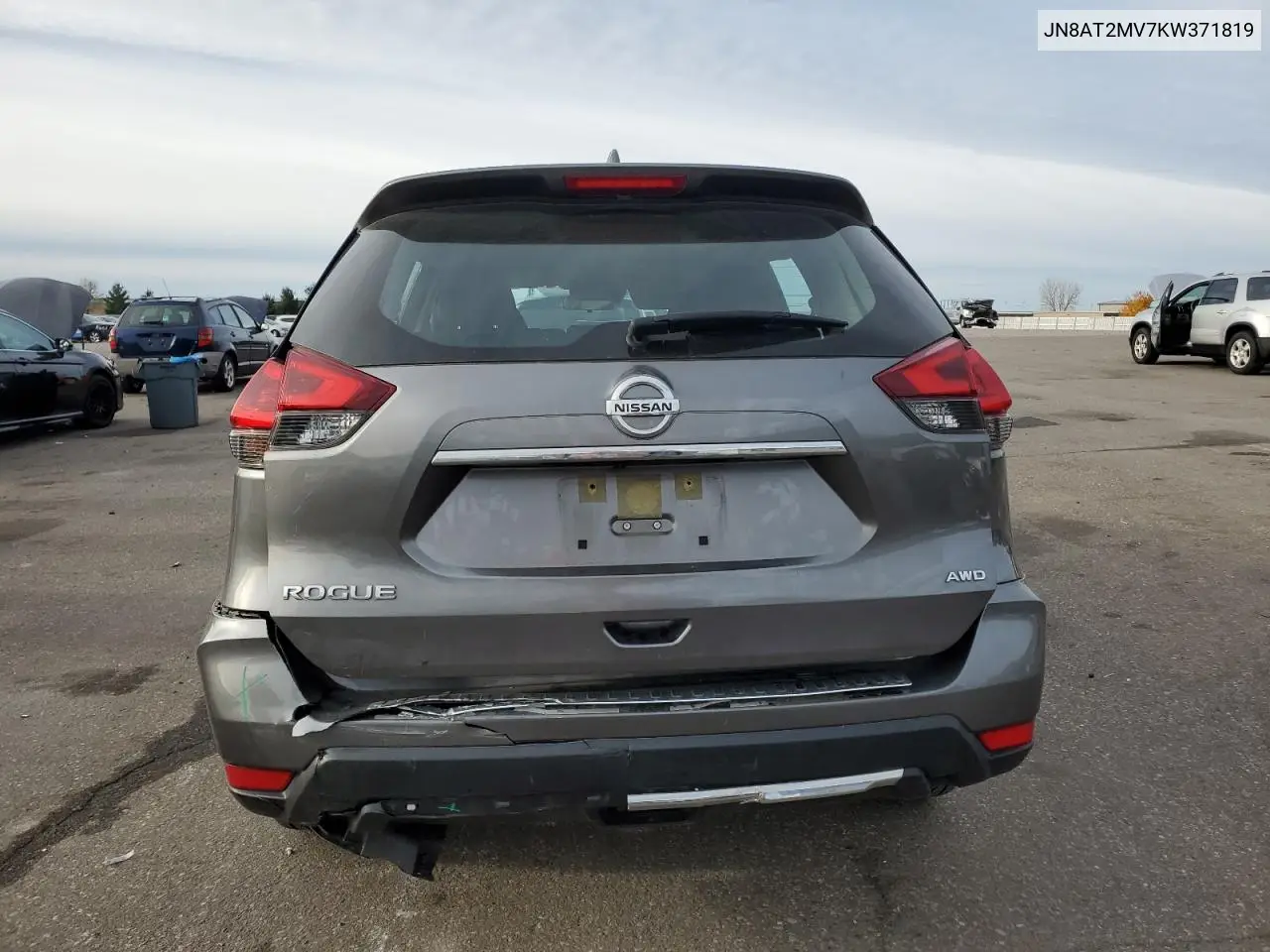 JN8AT2MV7KW371819 2019 Nissan Rogue S