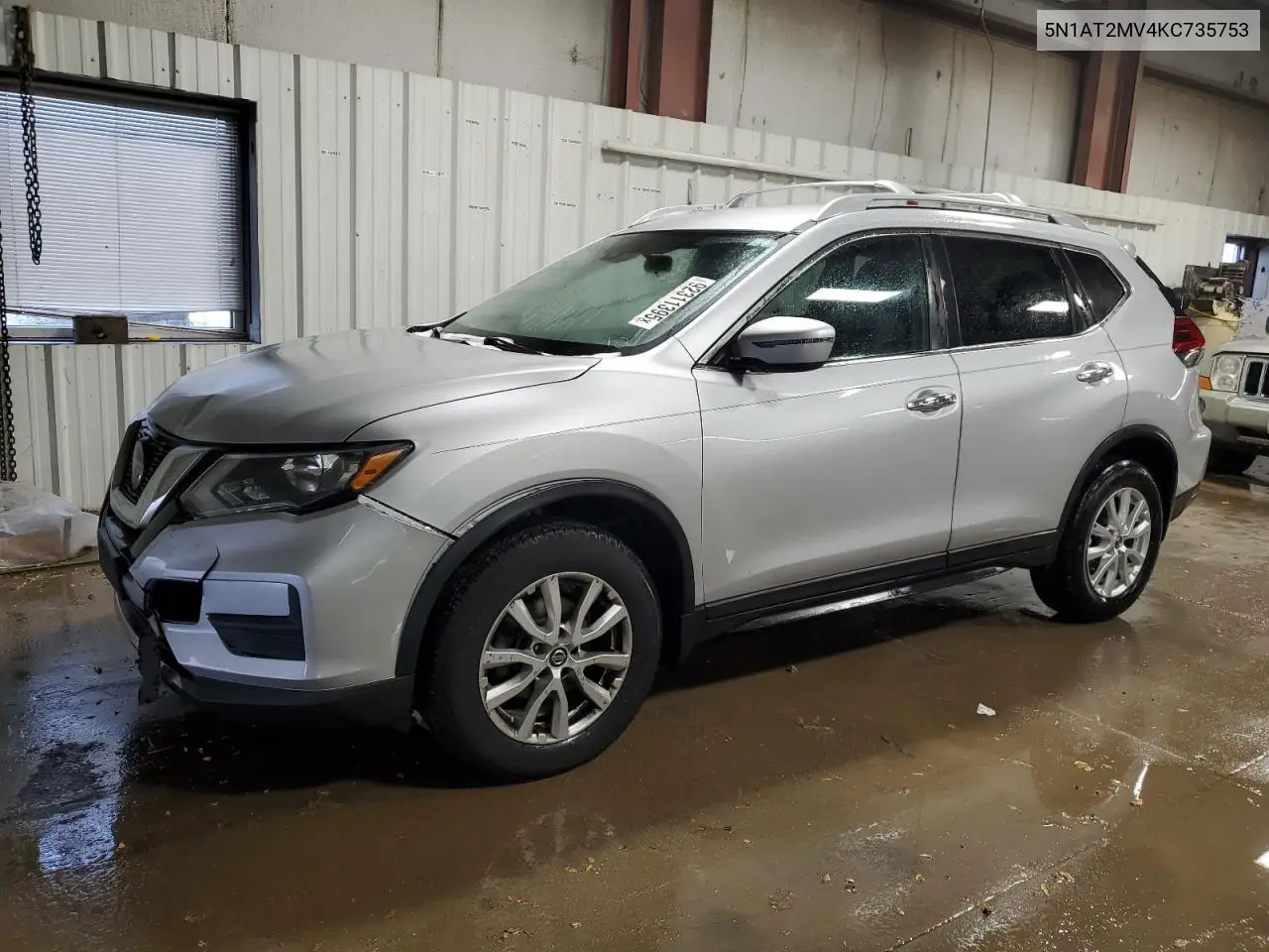 5N1AT2MV4KC735753 2019 Nissan Rogue S