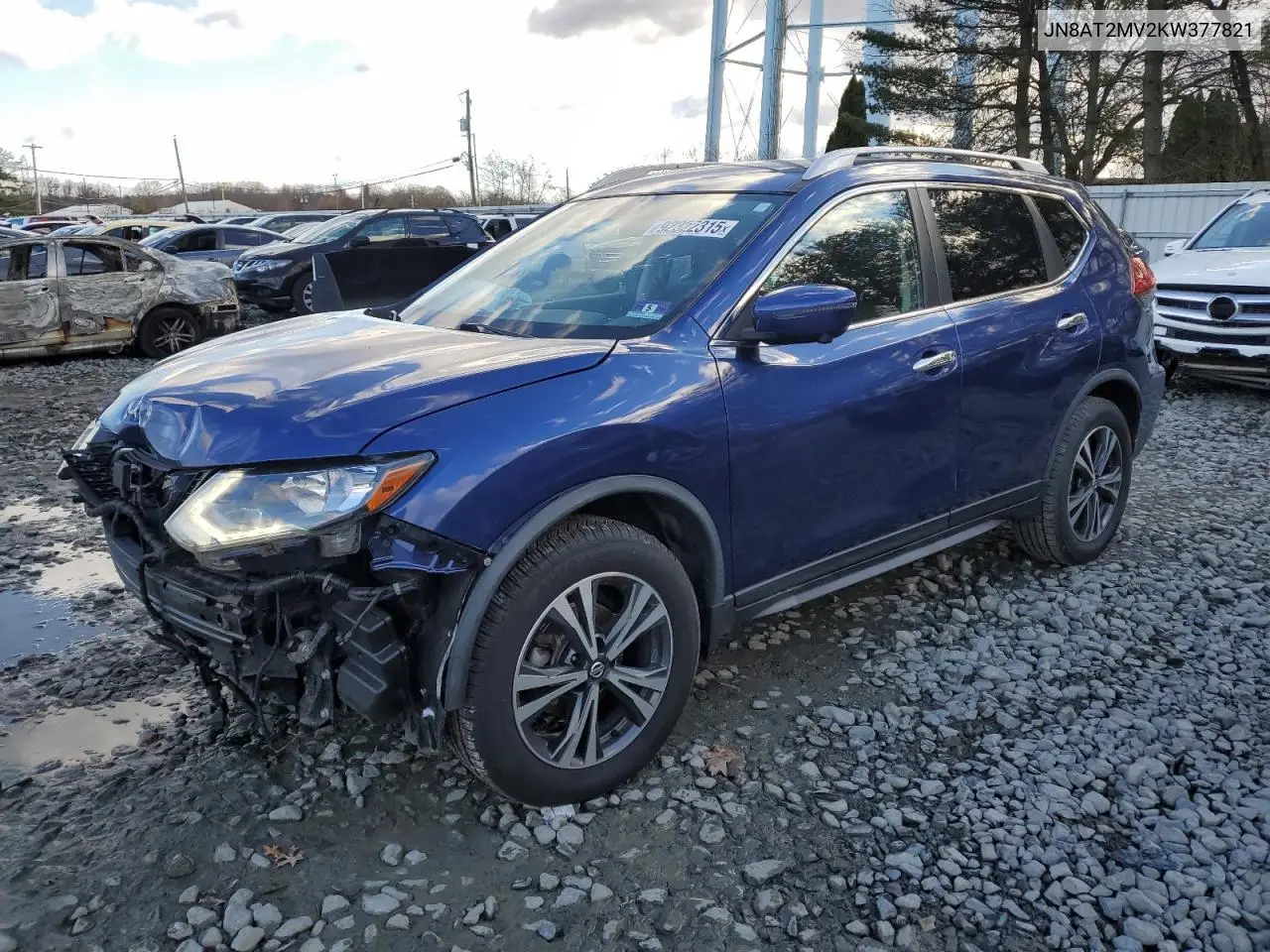 JN8AT2MV2KW377821 2019 Nissan Rogue S