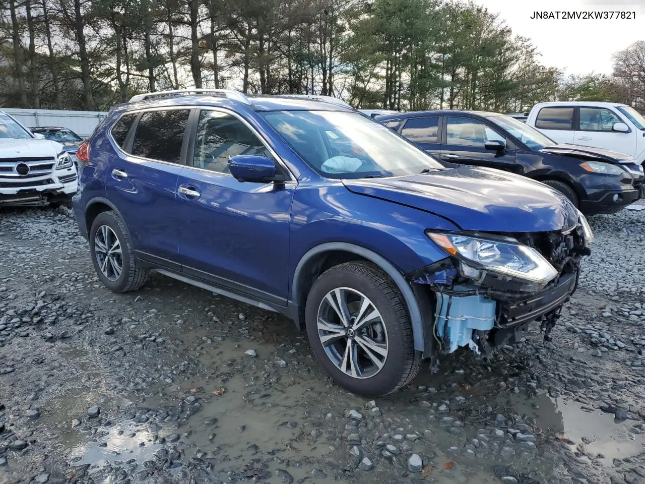 JN8AT2MV2KW377821 2019 Nissan Rogue S