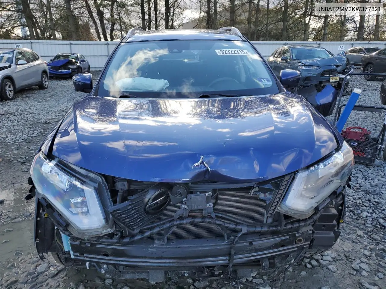 JN8AT2MV2KW377821 2019 Nissan Rogue S