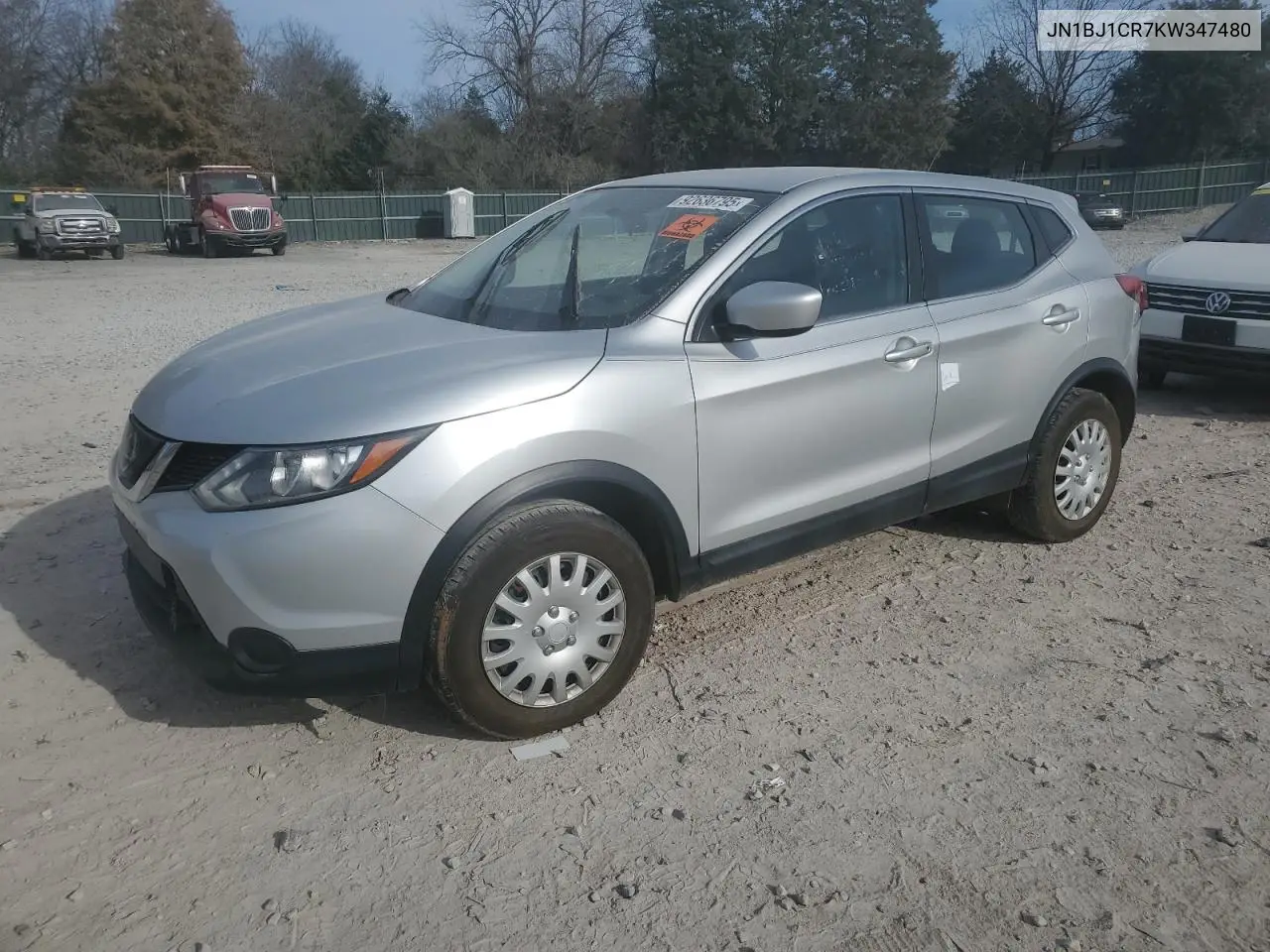 JN1BJ1CR7KW347480 2019 Nissan Rogue Sport S