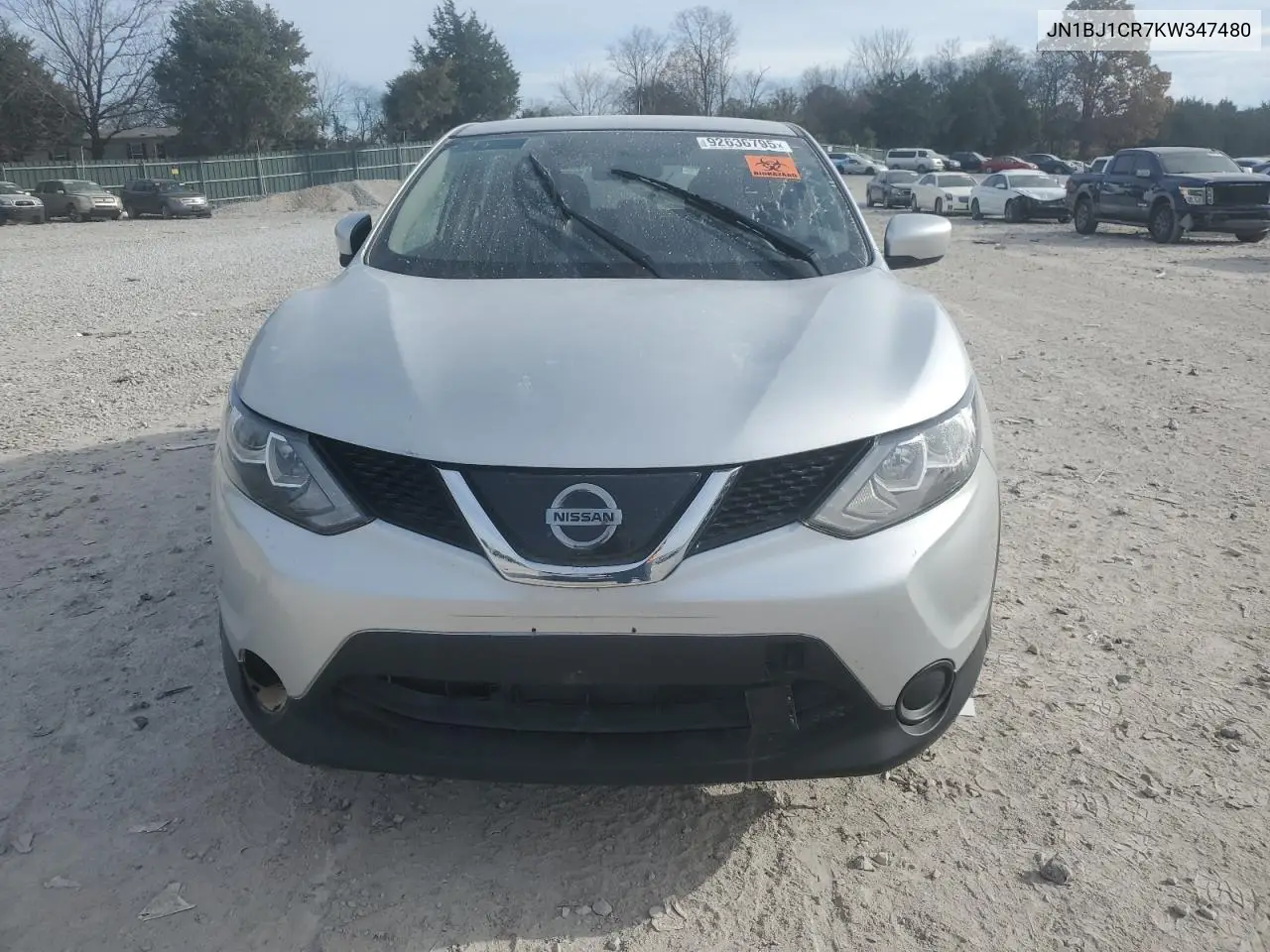 JN1BJ1CR7KW347480 2019 Nissan Rogue Sport S