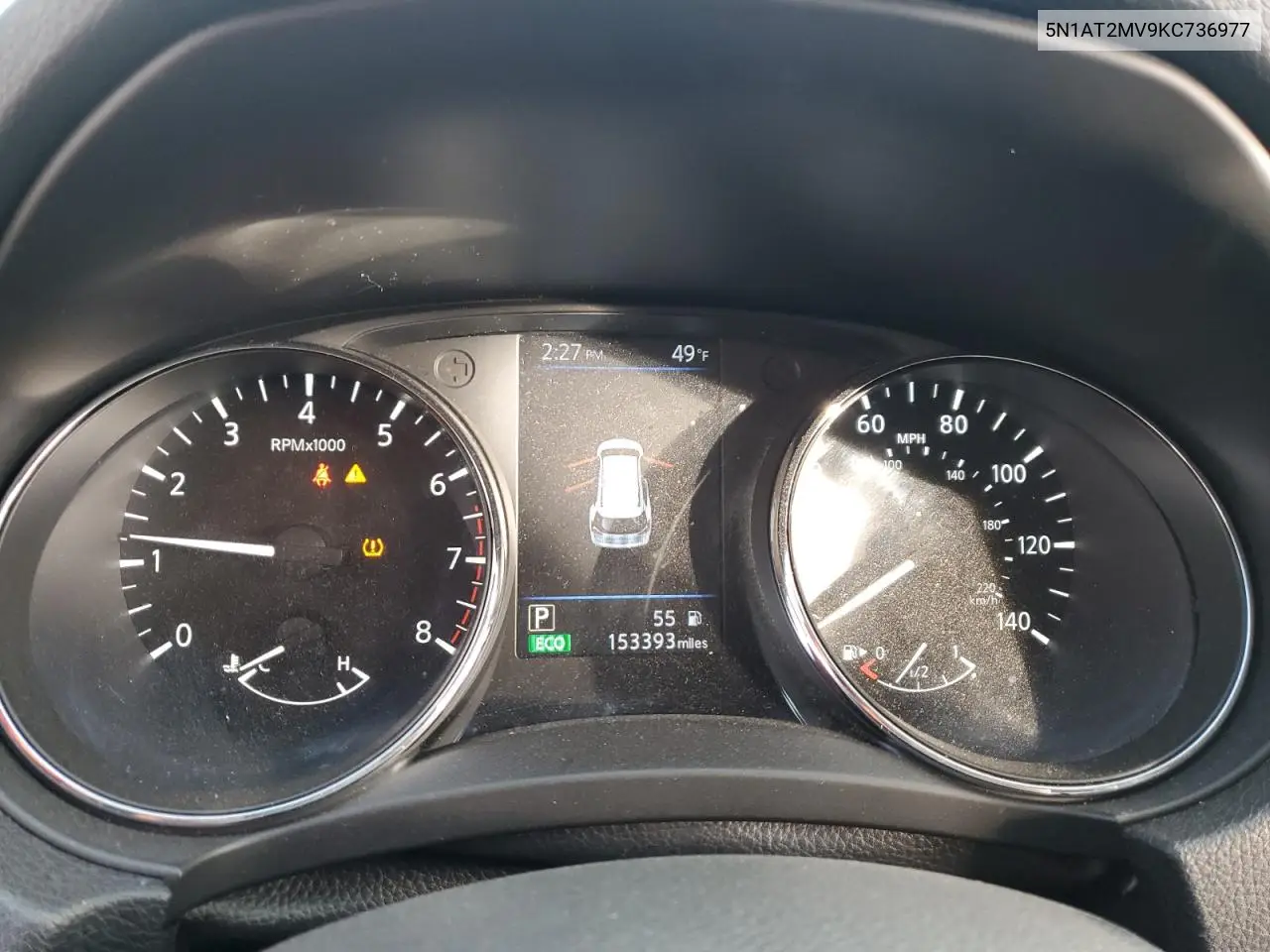 5N1AT2MV9KC736977 2019 Nissan Rogue S