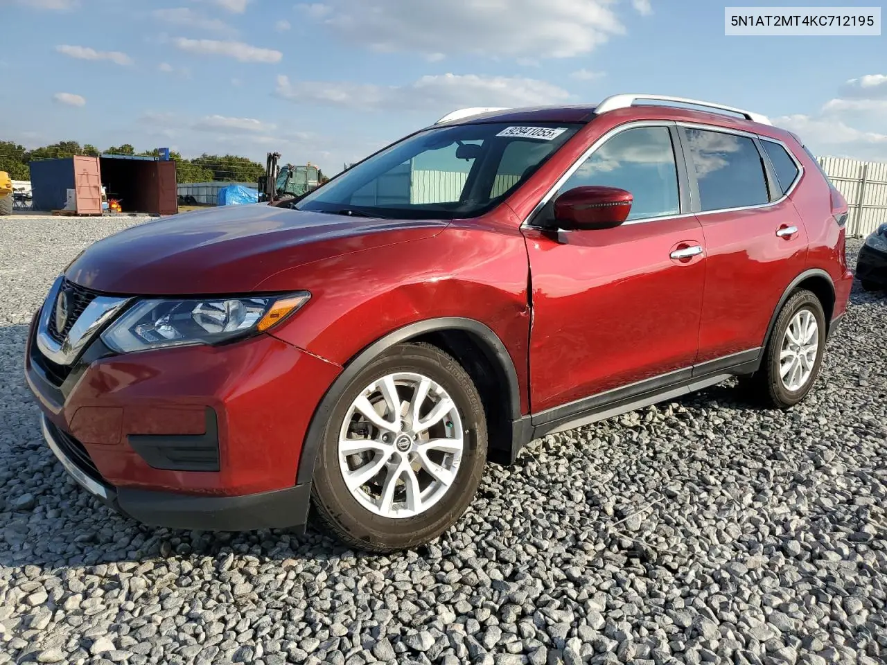 5N1AT2MT4KC712195 2019 Nissan Rogue S