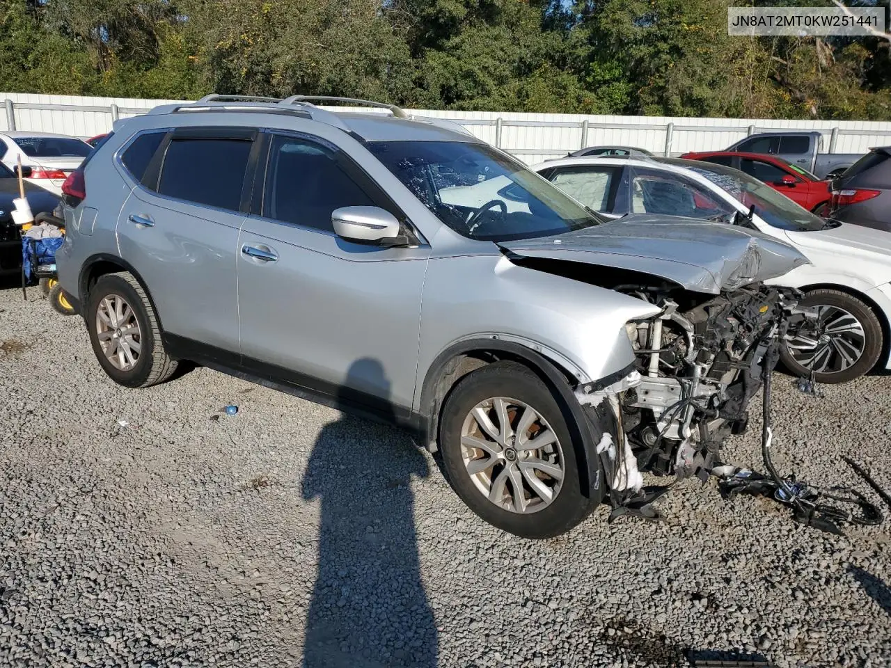 JN8AT2MT0KW251441 2019 Nissan Rogue S