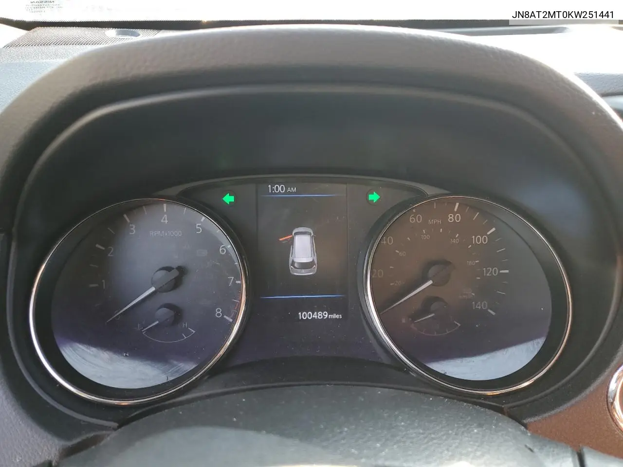 JN8AT2MT0KW251441 2019 Nissan Rogue S