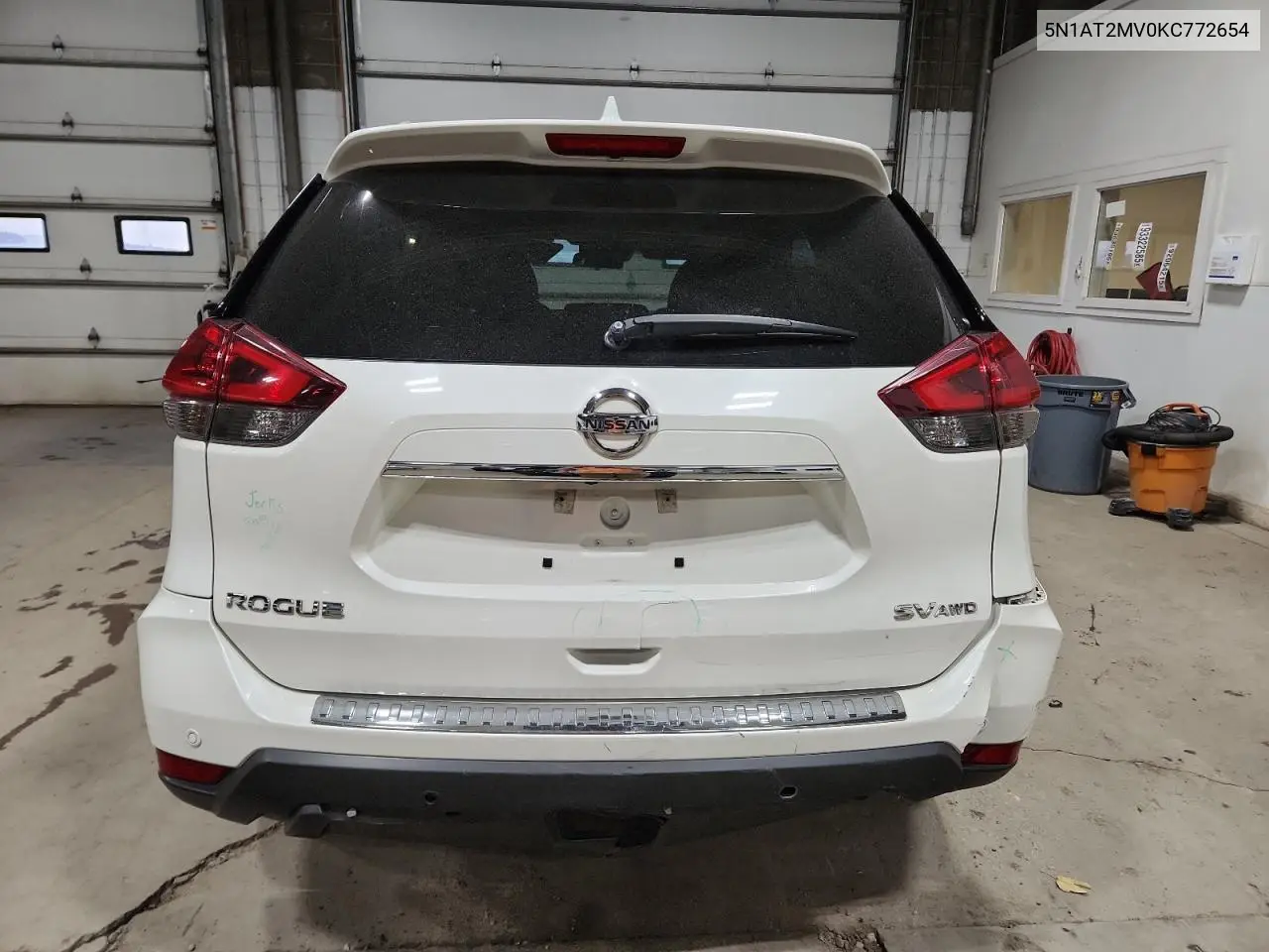 5N1AT2MV0KC772654 2019 Nissan Rogue S