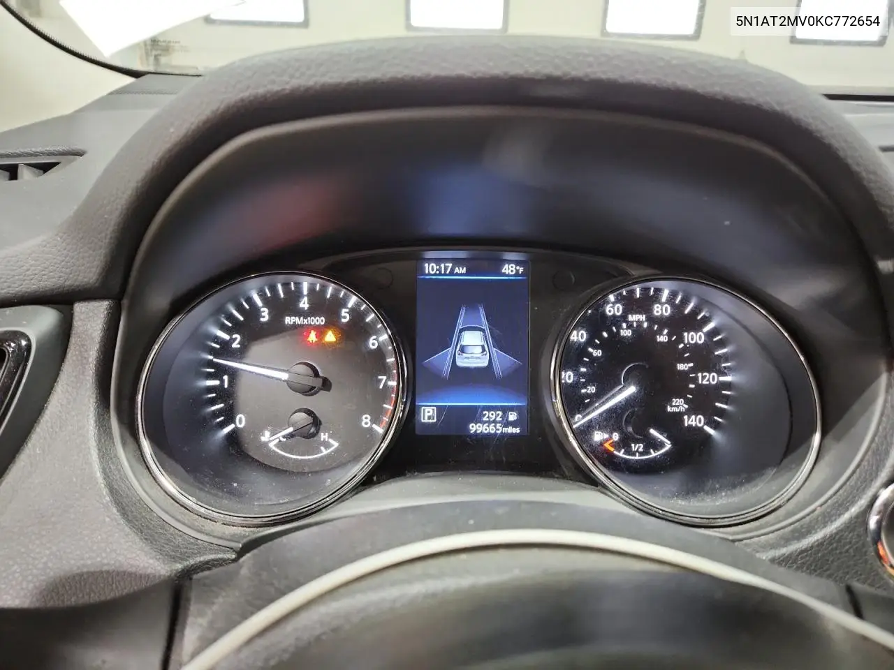 5N1AT2MV0KC772654 2019 Nissan Rogue S