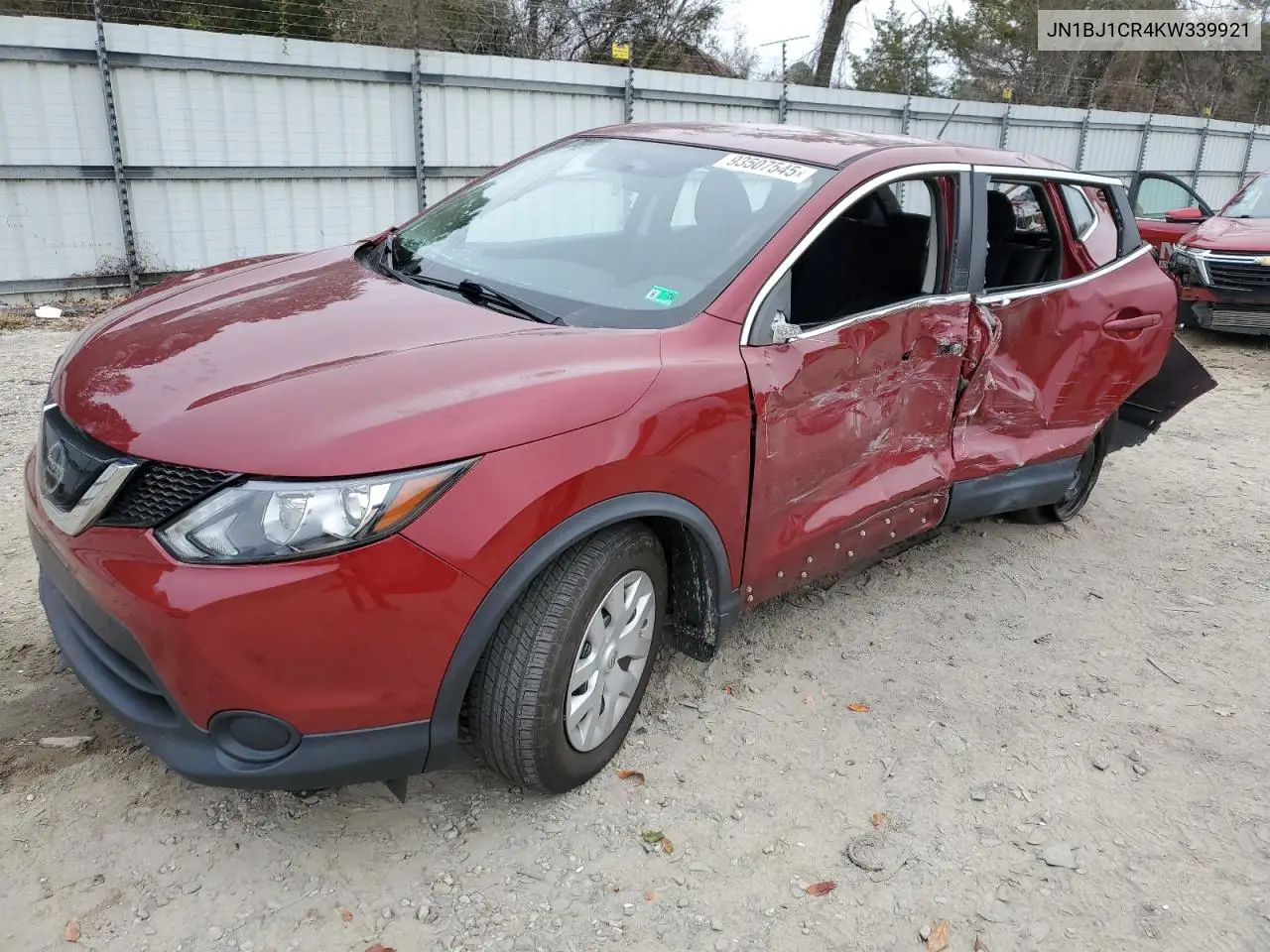 JN1BJ1CR4KW339921 2019 Nissan Rogue Sport S