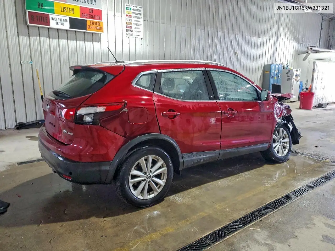JN1BJ1CR6KW331321 2019 Nissan Rogue Sport S