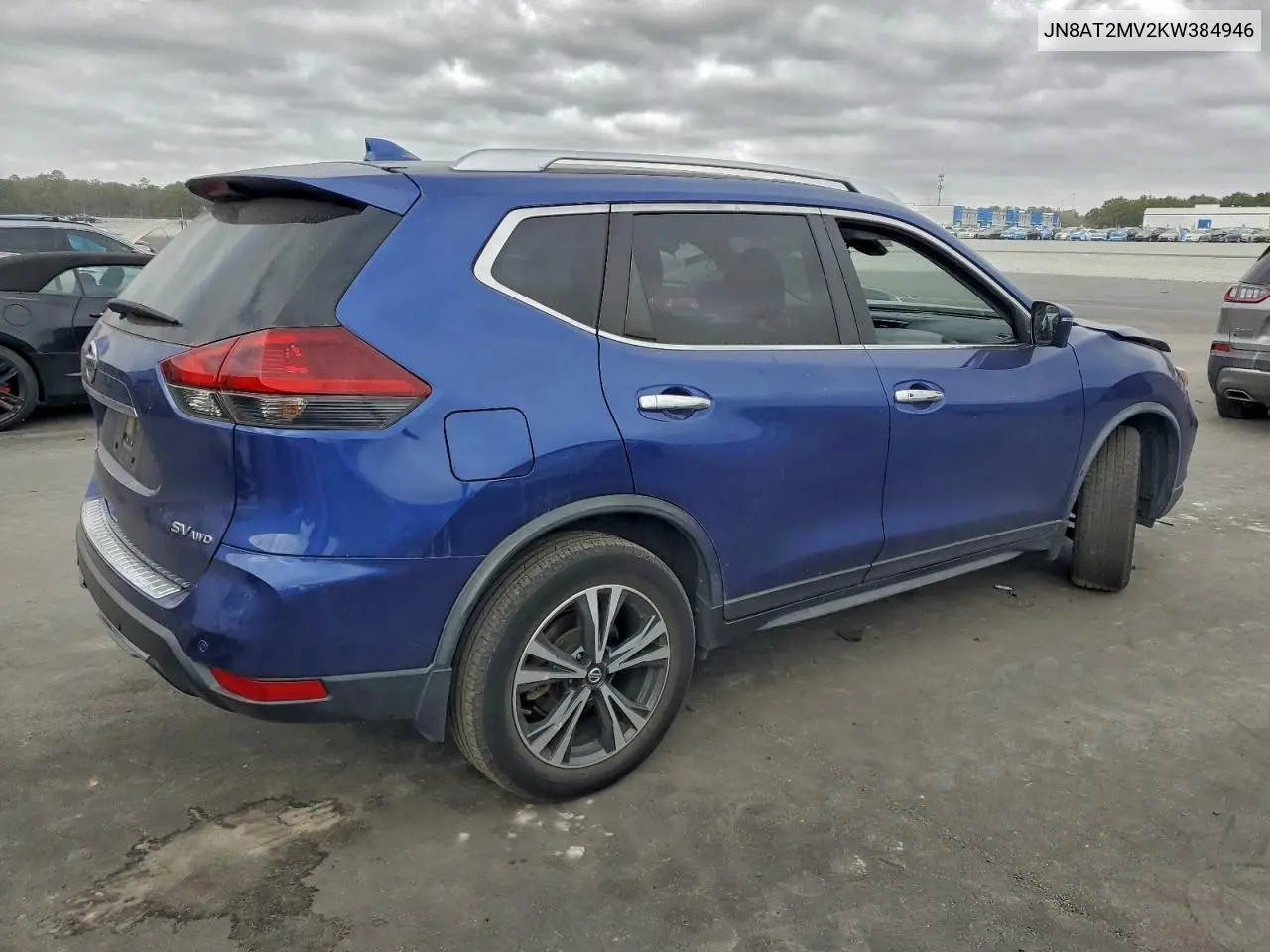 JN8AT2MV2KW384946 2019 Nissan Rogue S