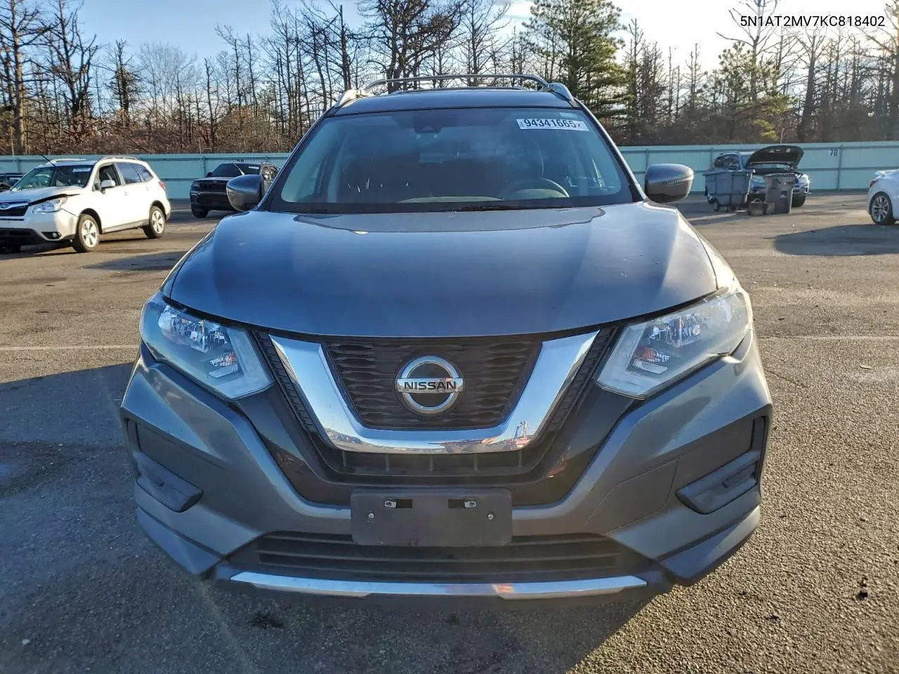 5N1AT2MV7KC818402 2019 Nissan Rogue S
