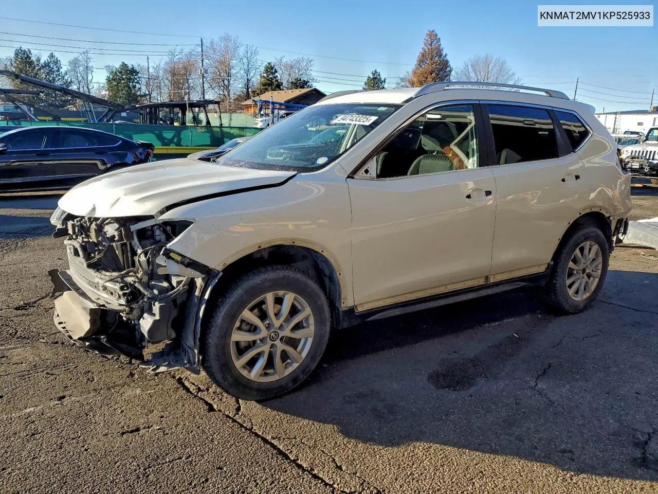 KNMAT2MV1KP525933 2019 Nissan Rogue S