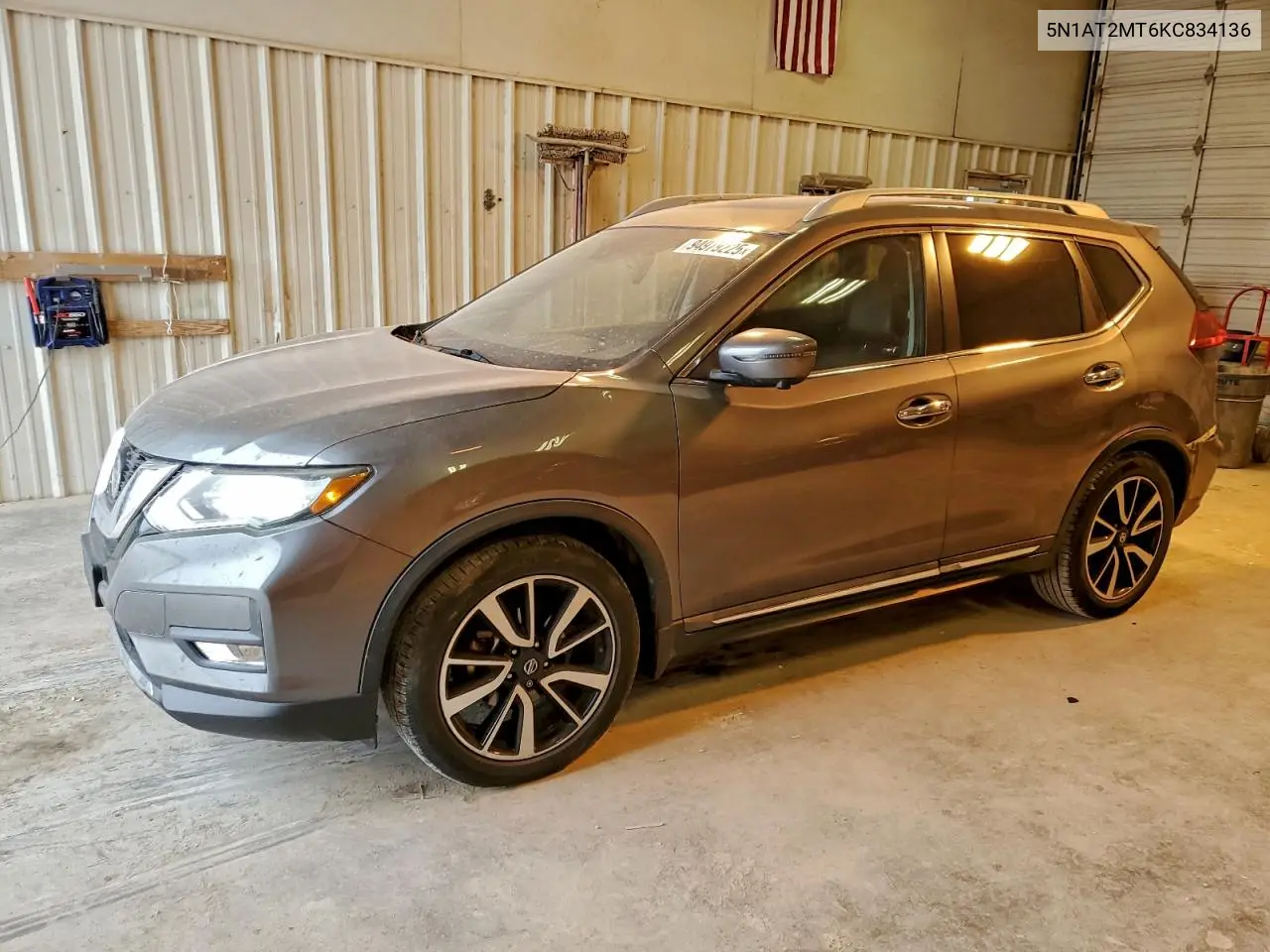 5N1AT2MT6KC834136 2019 Nissan Rogue S