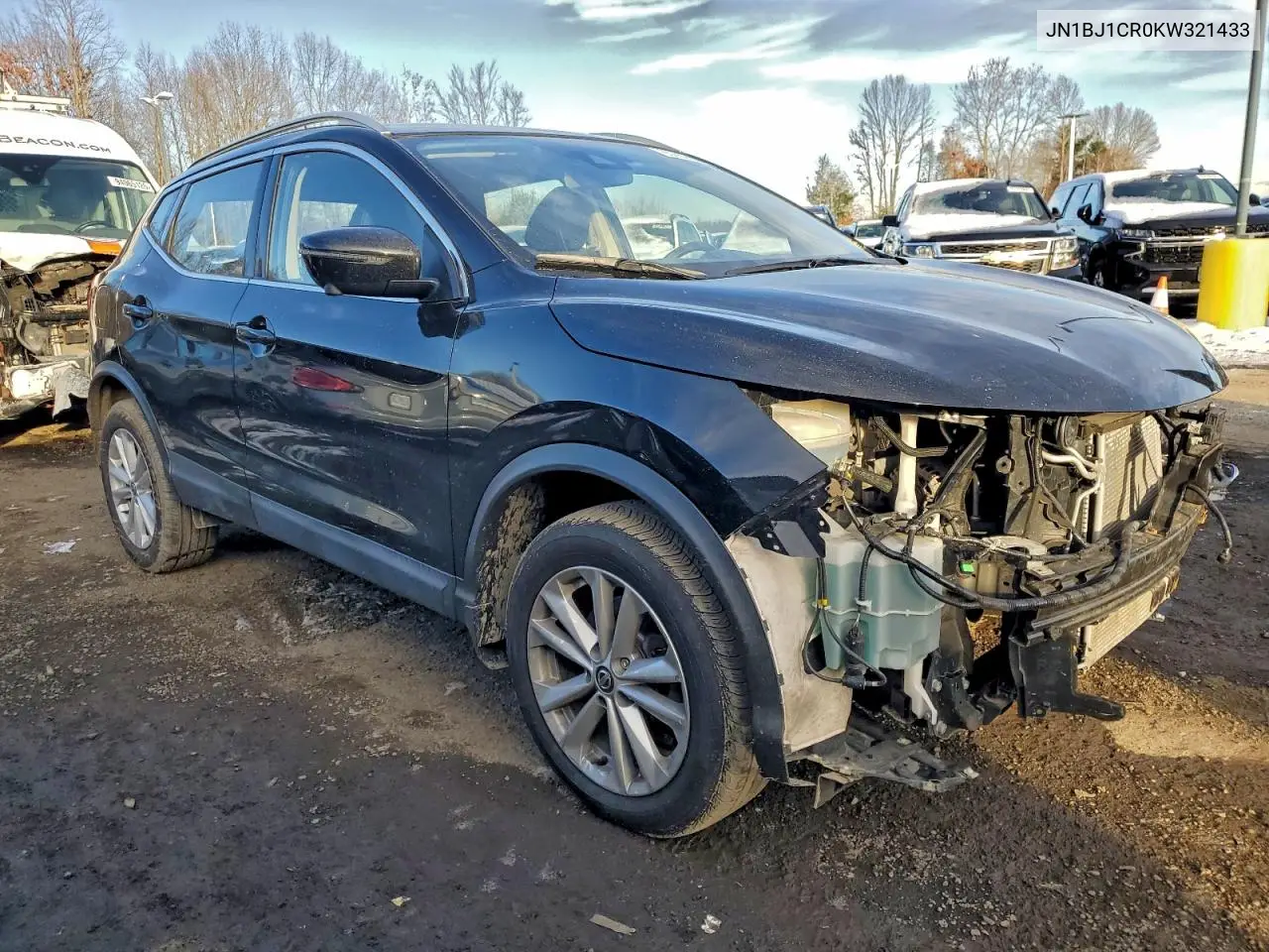 JN1BJ1CR0KW321433 2019 Nissan Rogue Sport S