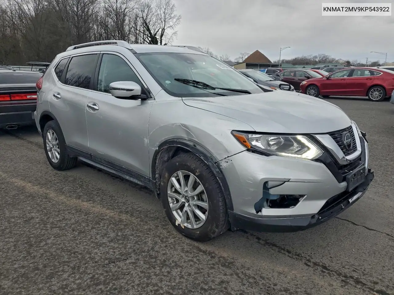 KNMAT2MV9KP543922 2019 Nissan Rogue S