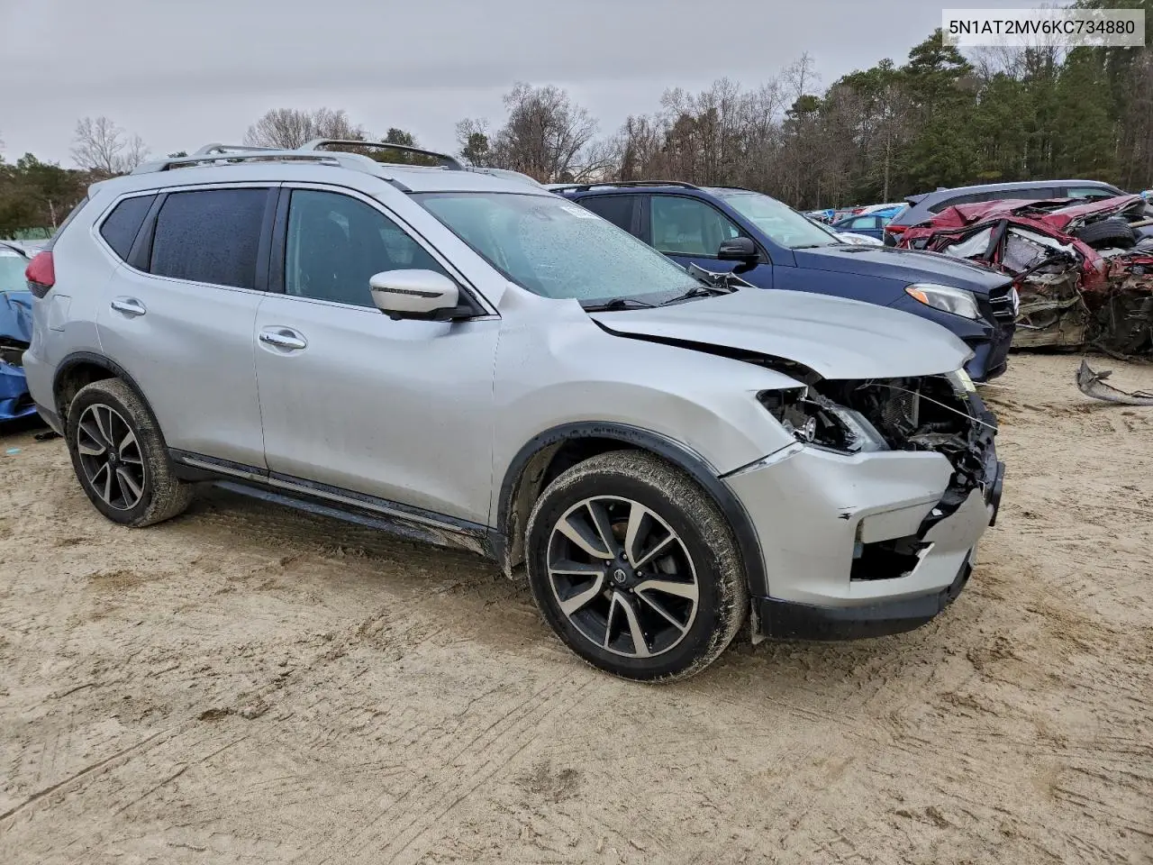 5N1AT2MV6KC734880 2019 Nissan Rogue S