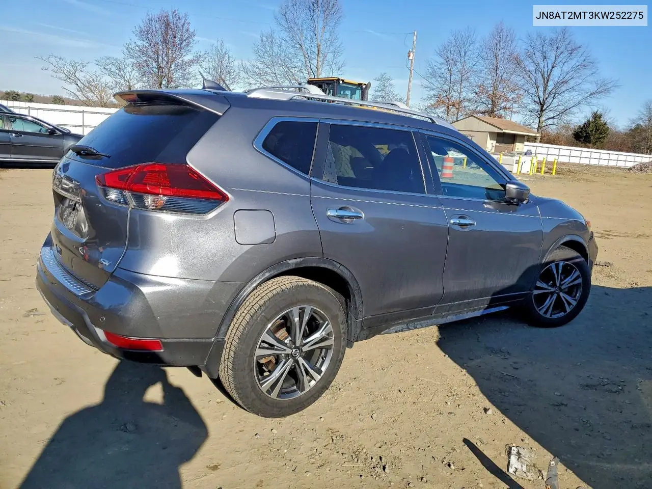 JN8AT2MT3KW252275 2019 Nissan Rogue S