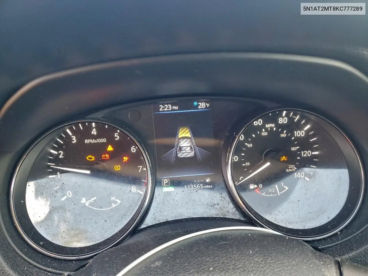 5N1AT2MT8KC777289 2019 Nissan Rogue S