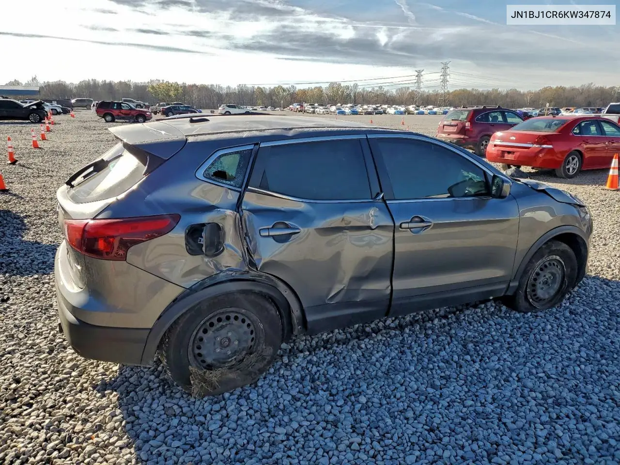 JN1BJ1CR6KW347874 2019 Nissan Rogue Sport S