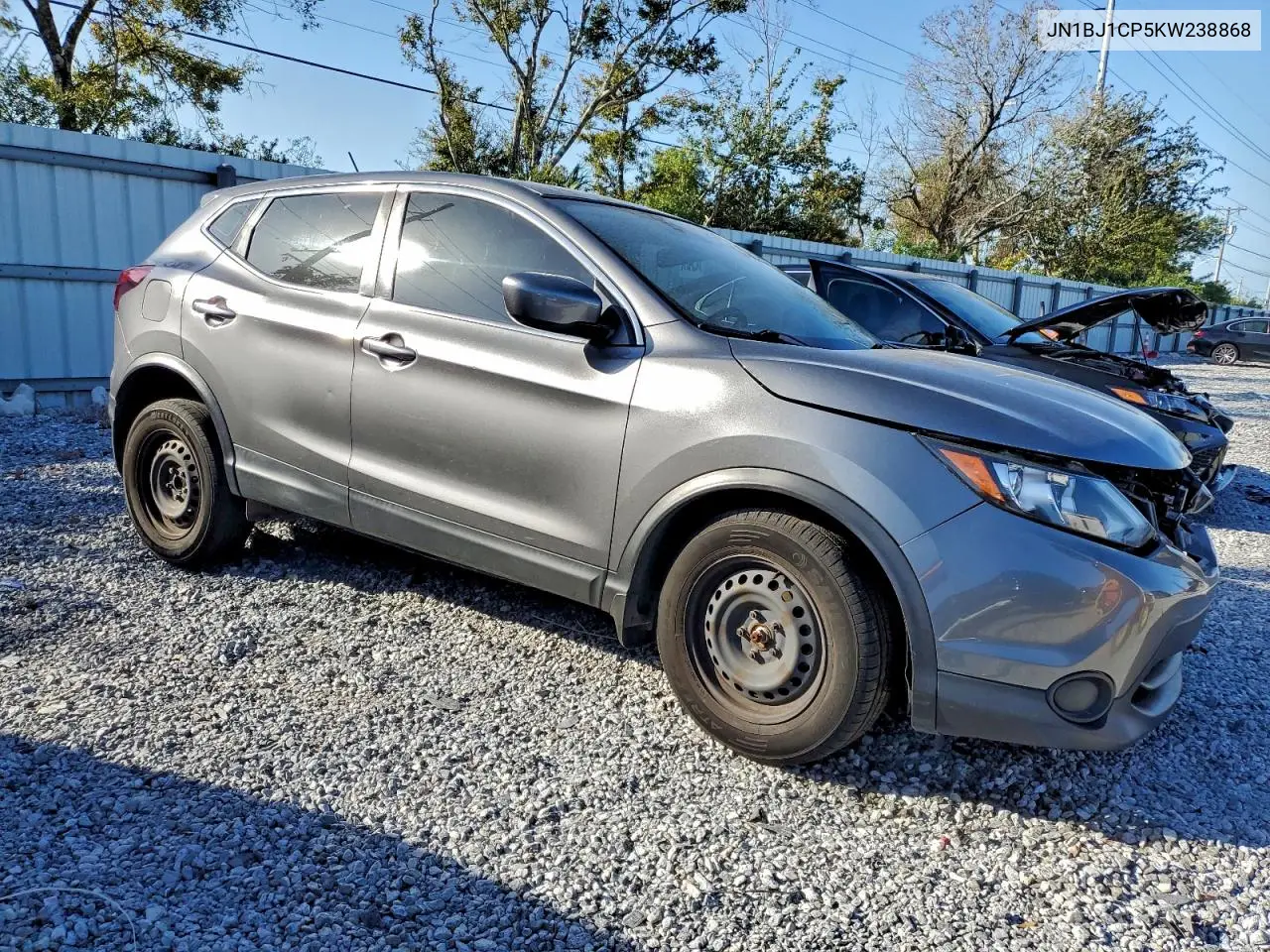 JN1BJ1CP5KW238868 2019 Nissan Rogue Sport S